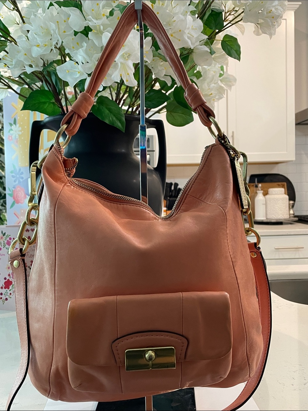 Coach Kerstin Corral Leather Bag
